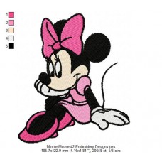 Minnie Mouse 42 Embroidery Designs